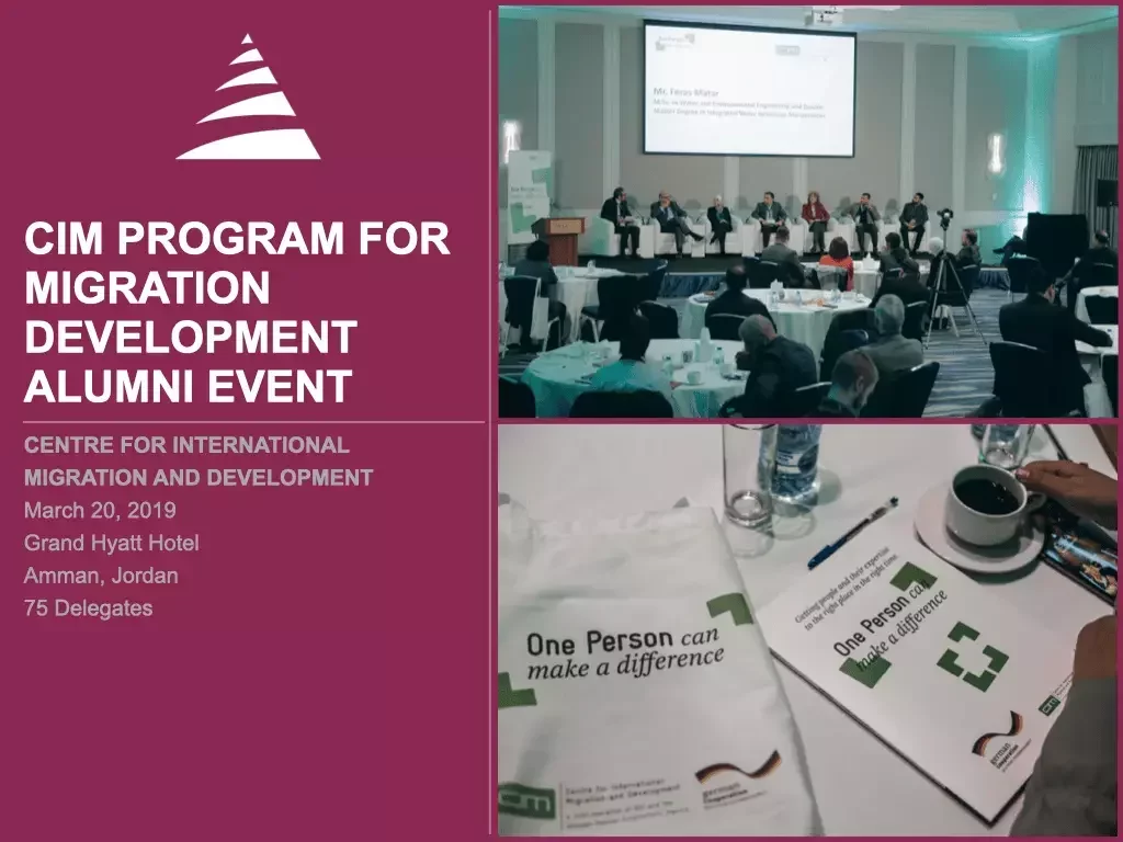 CIM Program for Migration Development Alumni Event