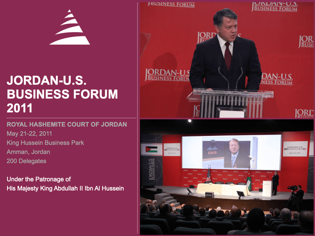 Jordan-u.s. business forum 2011