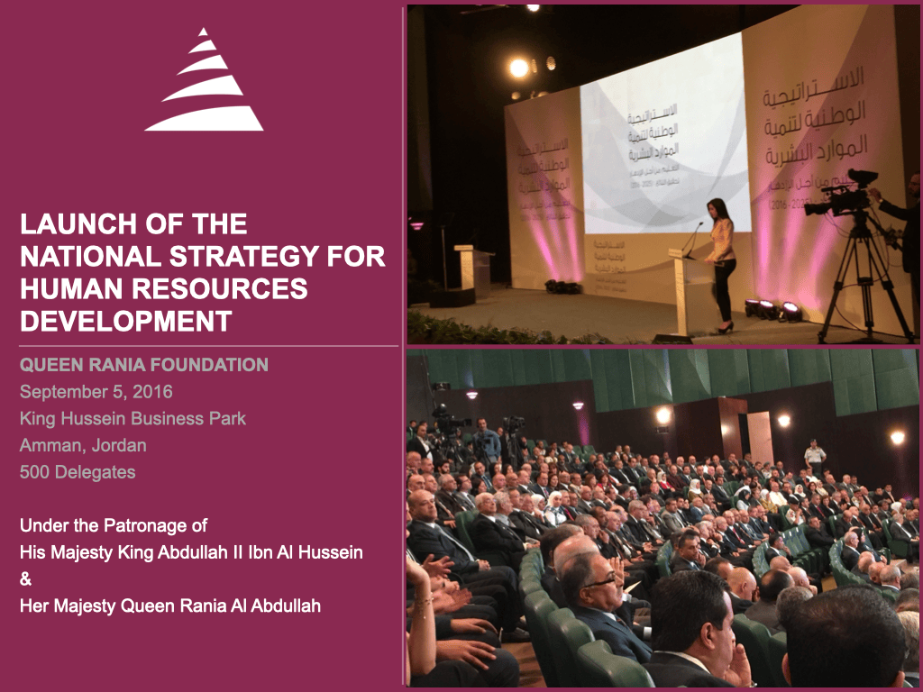 Launch Of The National Strategy For Human Resources Development