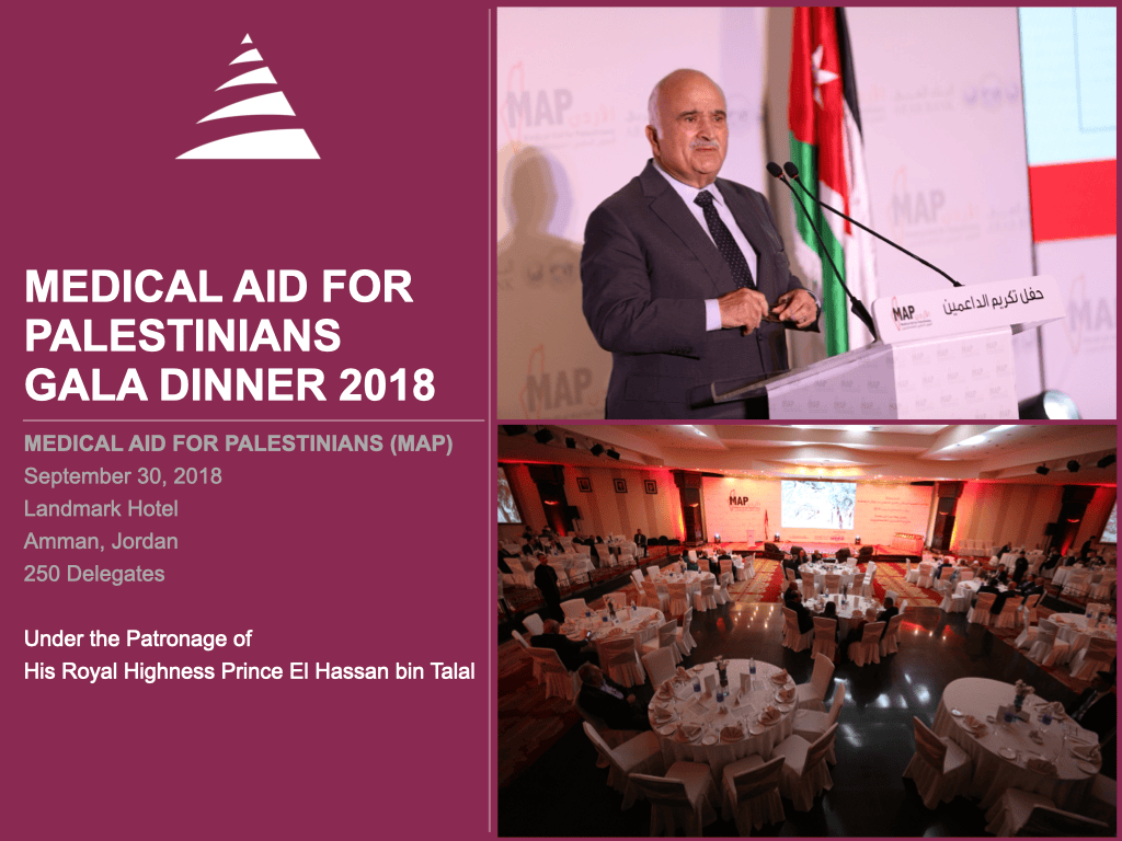 Medical Aid for Palestinians Gala Dinner 2018