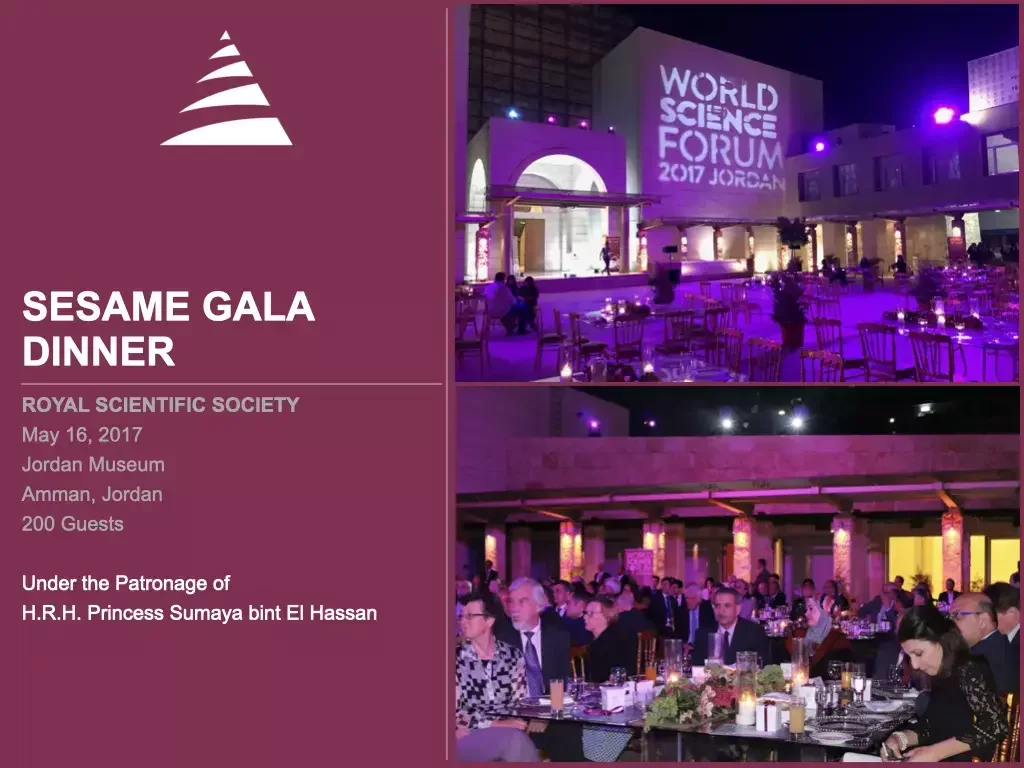 SESAME Gala Dinner
